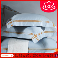 美帮汇60支贡缎长绒棉款酒店风四件套全棉全棉床单床笠被套床上用品