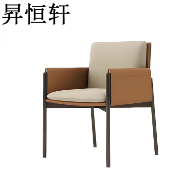 昇恒轩 休闲椅 餐椅书房椅子 /张(棕色)