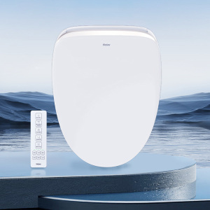 海尔智能马桶盖DF-50智能遥控暖风烘干·强弱按摩洗·AI温感双一级水效