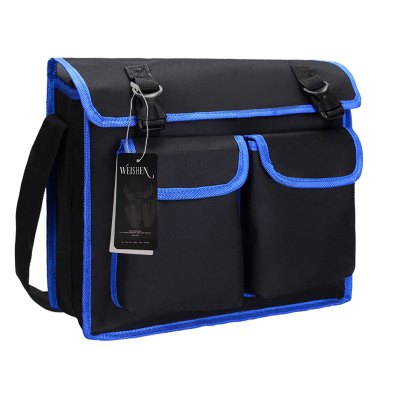 围盛 帆布工具包电工包 39*12*28cm双袋 个