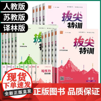 2025新版拔尖特训小学二年级上三年级四年级五年级一年级下六年级上册下册语文数学英语人教版苏教版同步训练专项练习册天天练