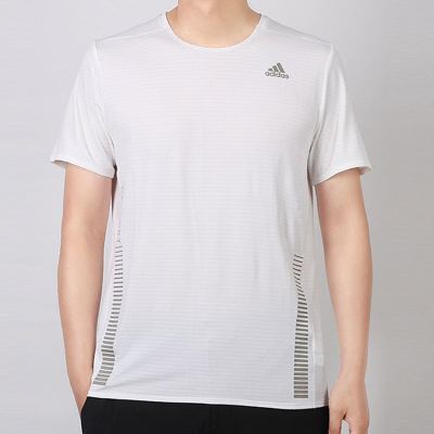 阿迪达斯短袖男装2021夏季新款运动服休闲训练健身透气T恤