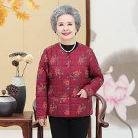 迪鲁奥(DILUAO)羽绒服女妈妈装轻薄老奶奶装冬装小衣中老年保暖外套冬季新款官方品牌