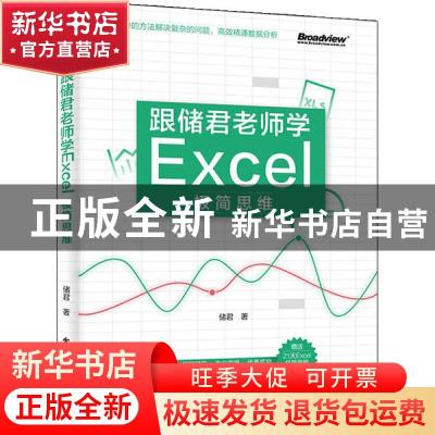正版 跟储君老师学Excel极简思维 储君 电子工业出版社 978712139
