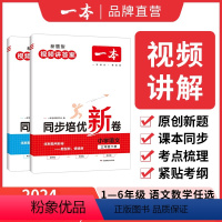 [两本套]语文+数学 六年级下 [正版]2024春同步培优新卷一年级二年级三年级四五六年级下册语文数学人教版小学单元试卷