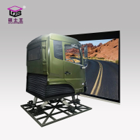 硕士王 SHUOSHIWANG 东风天锦实车头动感汽车驾驶模拟器重装备运输车训练系统