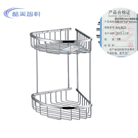 酷美智悦 304不锈钢双层角篮230*230*360mm KM-XS75 套