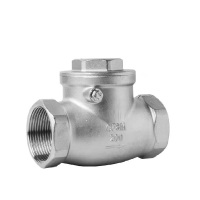 伟鹏双兴 304不锈钢丝扣卧式止回阀 DN50(2寸) 个