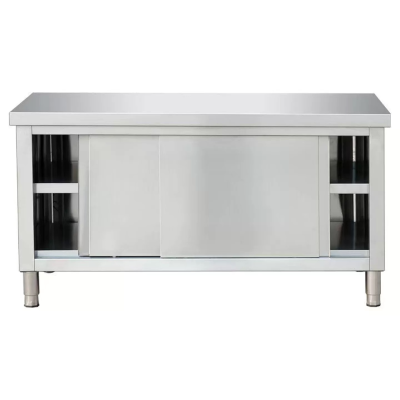 诚智旺 不锈钢操作台 带橱柜定制/米