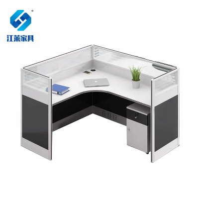 江莱L型屏风职员桌单人位1600*1600*1100mm/JL-Z36/张
