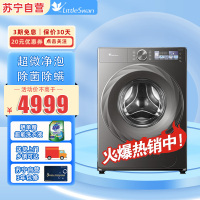 小天鹅(Little Swan)TG10DE60小乌梅2.0高奢版滚筒洗衣机10KG 超微净泡水魔方减震净科技 智投