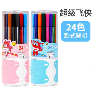 晨光 M&G 超级飞侠可洗水彩笔 JCP95887 24色 筒