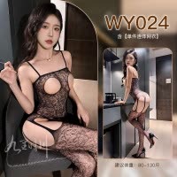 九里晴川内衣性感开裆网衣镂空透视免脱调情ins女式成人用品 WY024 均码