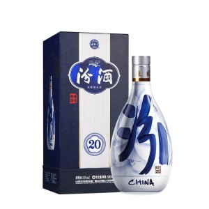 山西汾酒 青花20 53度清香型白酒500ml 单瓶装(新老包装随机发货)