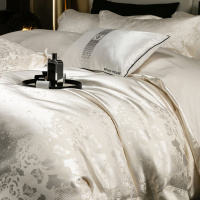 欧式轻奢风A类140s澳棉四件套色织提花被套高端床品乔迁好物