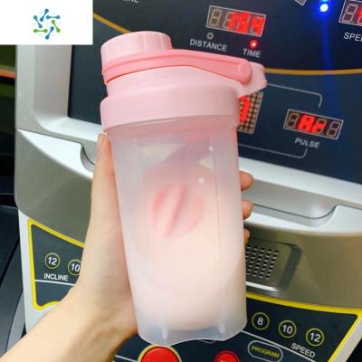 网红运动塑料杯摇摇杯便携奶昔杯健身水杯户外女创意带盖随手杯子三维工匠
