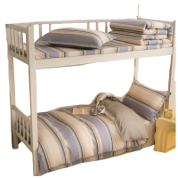 铭思沃多件套1.2m床 蓝条纹 套