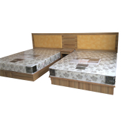 东业家具公寓宿舍床板式床单人床ZX-M002C高箱床