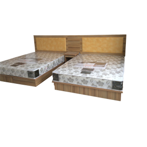 东业家具公寓宿舍床板式床单人床ZX-M002C高箱床