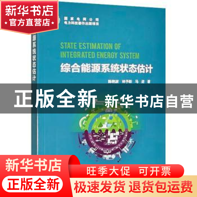 正版 综合能源系统状态估计 陈艳波,林予彰,马进 中国电力出版社