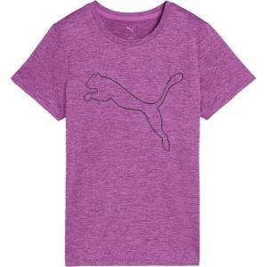 彪马(Puma)女士运动T恤透气速干休闲百搭短袖圆领基础款野莓色他