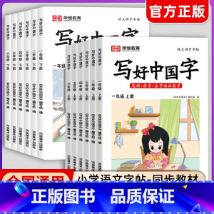 写好中国字[下册] 小学二年级 [正版]抖音同款荣恒小学生写好中国字正楷临摹儿童硬笔楷书一二年级三四上下册同步练字帖课课
