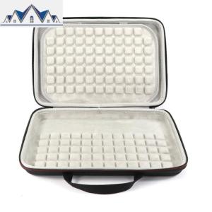 适用罗技K480键盘包收纳包无线蓝牙键盘保护套便携手提压防尘袋 三维工匠 黑色收纳盒