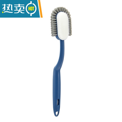 敬平洗鞋专用刷子五面鞋刷网鞋多功能鞋刷子软毛涮子家用不伤鞋U型刷 蓝色升级款[不伤鞋]
