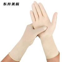 东升美辰 高弹无粉一次性乳胶手套100只 DS-ZP103 盒