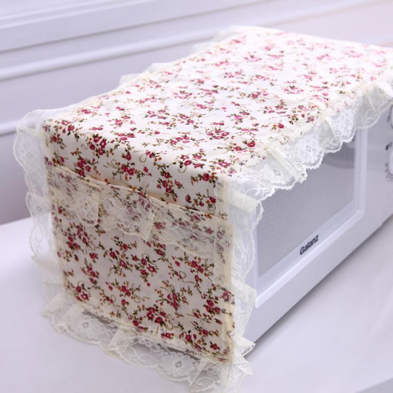 家柏饰(CORATED)微波炉罩防油防水防尘罩烤箱罩韩式盖布微波炉套电炉罩布艺