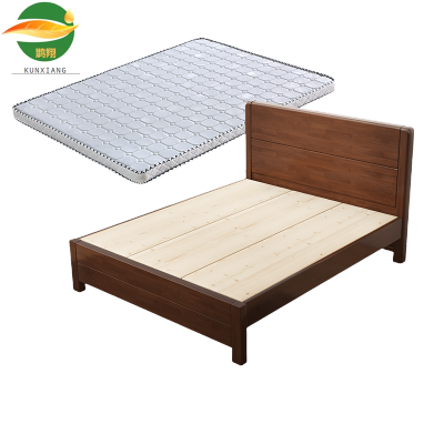 鹍翔实木单人床+床垫120X204CM/套