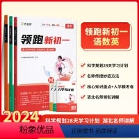 领跑新初一《语文+数学+英语》[3本] 小学升初中 [正版]2024版小升初领跑新初一预习七年级初中语数英基础知识大盘点