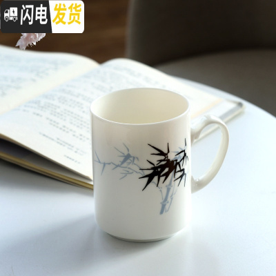 三维工匠功夫茶具套装懒人石磨全自动组合整套旋转出水个性创意家用泡茶器 手绘白瓷个人杯