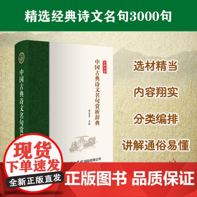 中国古典诗文名句赏析辞典 黄金贵 等 商务印书馆国际有限公司 正版书籍