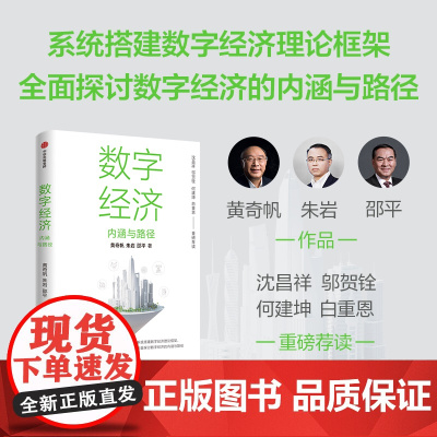 数字经济:系统搭建数字经济理论框架 全面探讨中国数字经济的内涵与路径 经济通俗读物 中信出版社 正版书籍