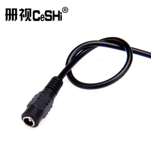 册视DC母头连圆线护套2芯延长线监控LED灯12V设备电源线5521根