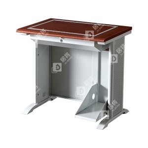 居将 JJ4012422 隐藏式翻转电脑桌培训桌教室机房多媒体学习桌办公桌C款单人位