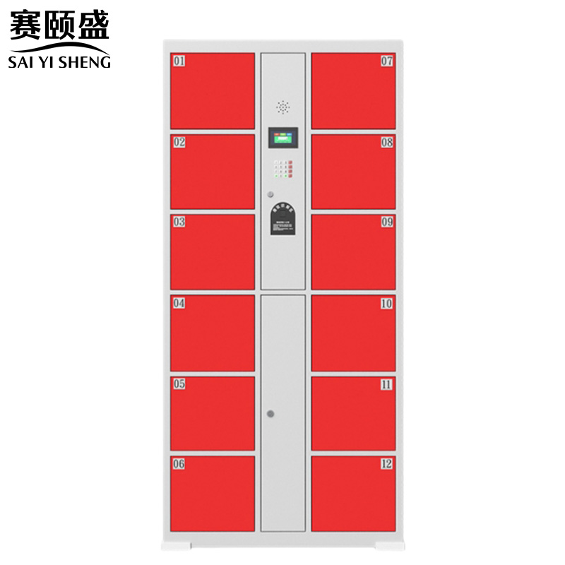 赛颐盛智能储物柜指纹密码12门台