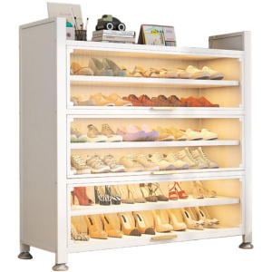 攸形收纳鞋柜100*32*112cm个