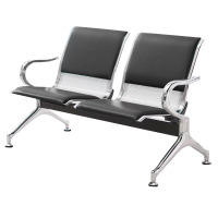 晋舰 钢制排椅机场椅加固加厚医院长椅候诊椅连排输液等候椅 B款双人位