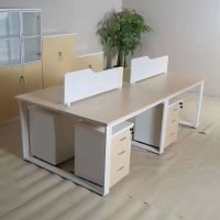 首指(SZ)六人位屏风桌/办公桌PFZ-BG3