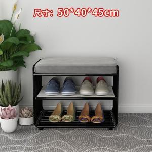 森美人北欧现代简约换鞋凳家用口长凳收纳入户玄关凳子入可坐鞋架