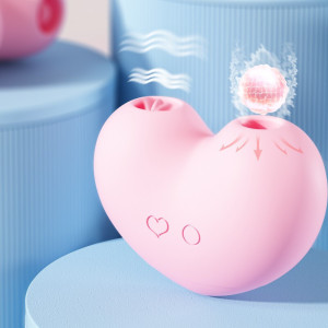 吮吸器双头跳蛋女用自慰器女性私处舌舔按摩棒电动舌头小号震动棒司沃康情趣玩具桃桃豚女性系列成人用品