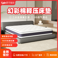 酒店同款床垫独立袋装弹簧三分区科学护脊床垫亲水棉繁星之夜系列床垫KLS03厂家正品直销(预售10天内发货)