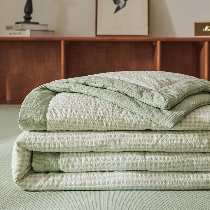 A类儿童云感泡芙100%棉花棉花夏被婴儿凉感宿舍夏被四件套夏季被