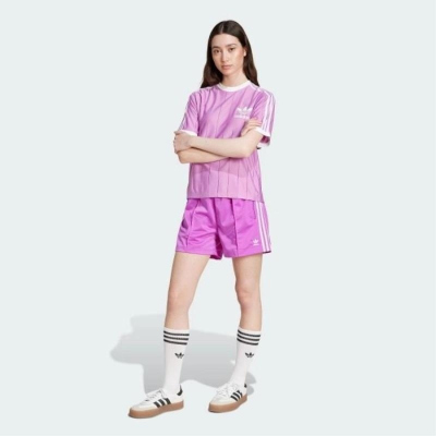 ADIDAS阿迪达斯三叶草短袖T恤运动休闲速干透气圆领女装IY7226 D