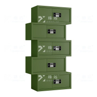 臻远 ZYJJ-80092 保密柜 绿色分体五节电子锁 长900*宽420*高2000mm 单位:1台