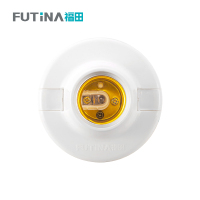 福田 E27螺纹灯口灯头 吸顶式圆形灯头灯座平底螺口灯头 圆形80mm 单位:个