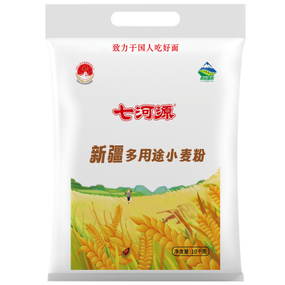 七河源新疆多用途小麦粉10kg 新国标GB/T1355-2021
