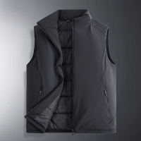 渔人船长冬季运动户外马甲男士加厚保暖立领防寒棉马甲